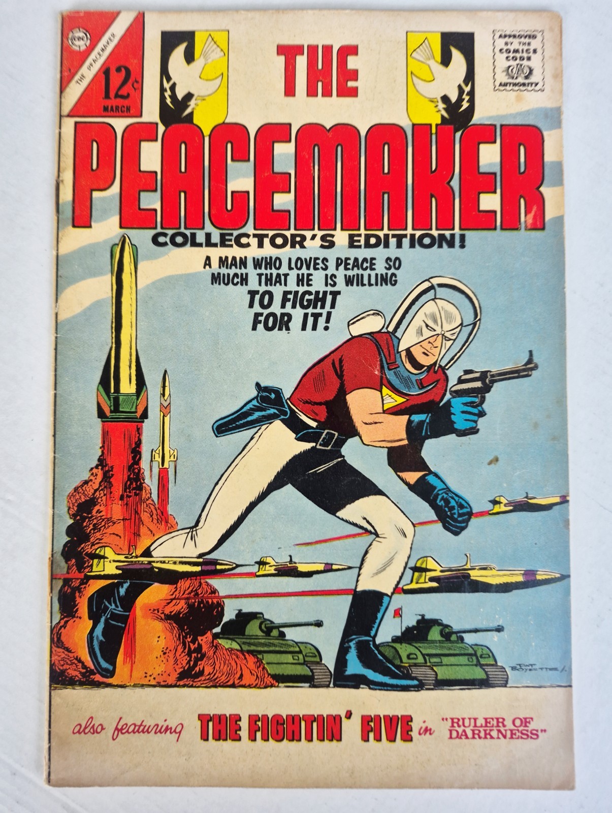 Peacemaker #1 1967 Charlton Comics Silver Age 1st Solo Series DC Comics