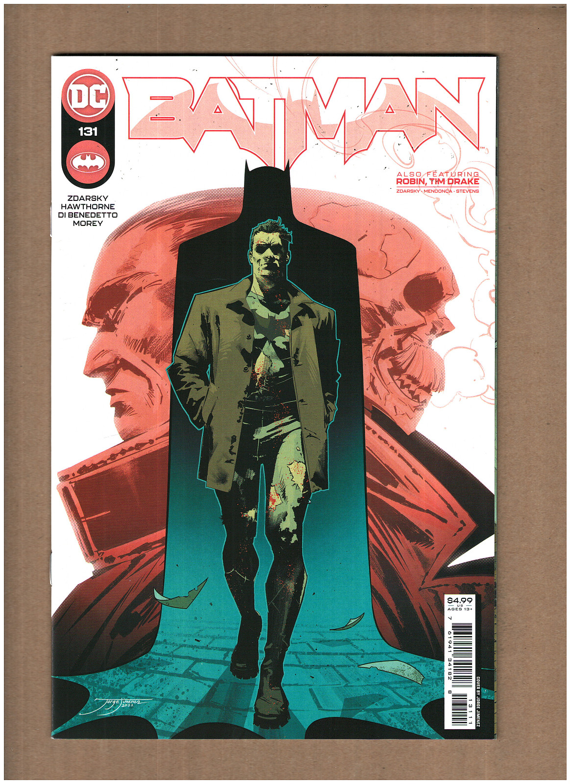 Batman #131 DC Comics 2023 Jimenez Cover Cover TIM DRAKE ROBIN NM- 9.2