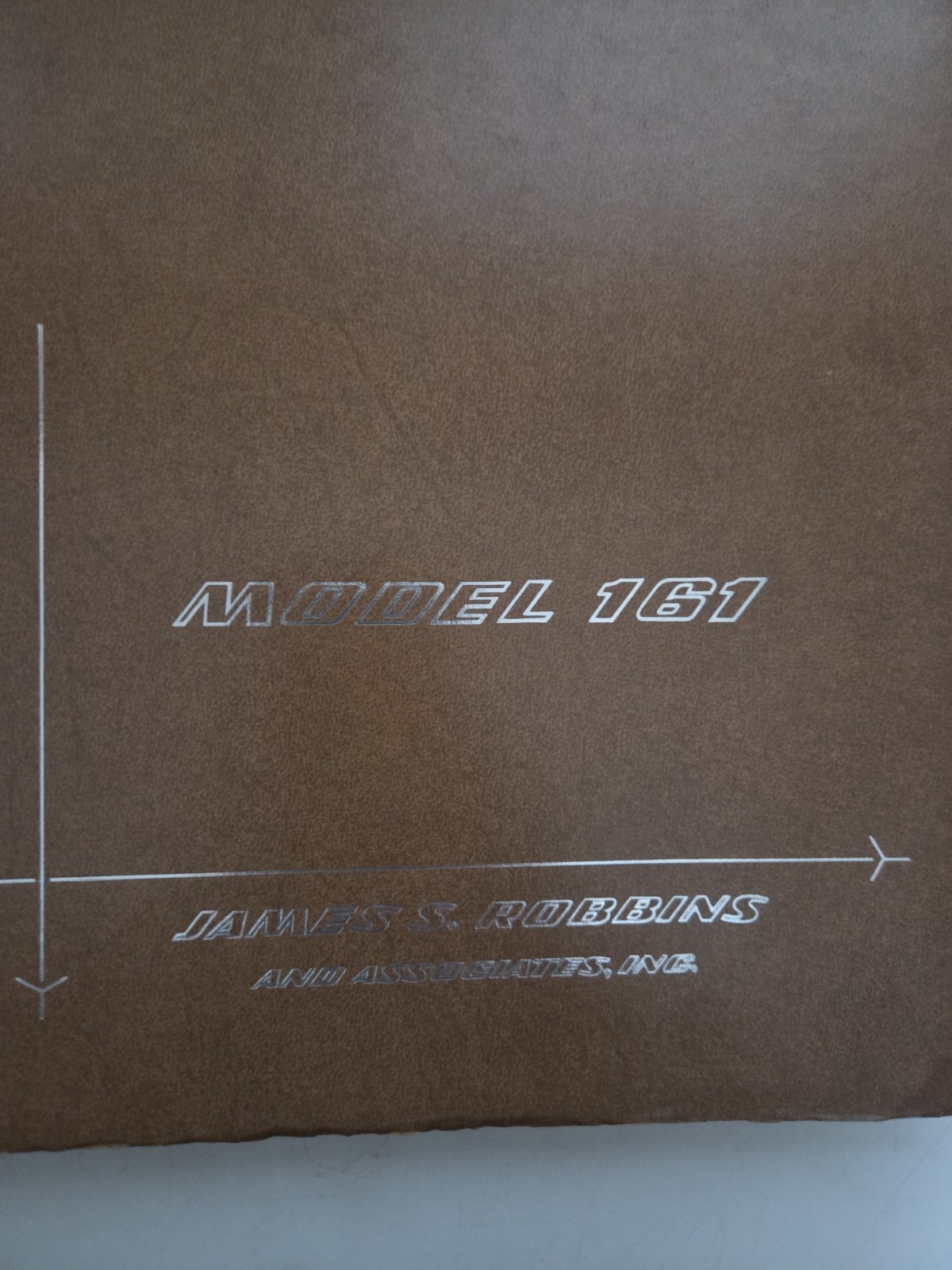Vintage James S. Robbins Aircraft Manual Model 161 Vintage James S. Robbins Aircraft Manual Model 161