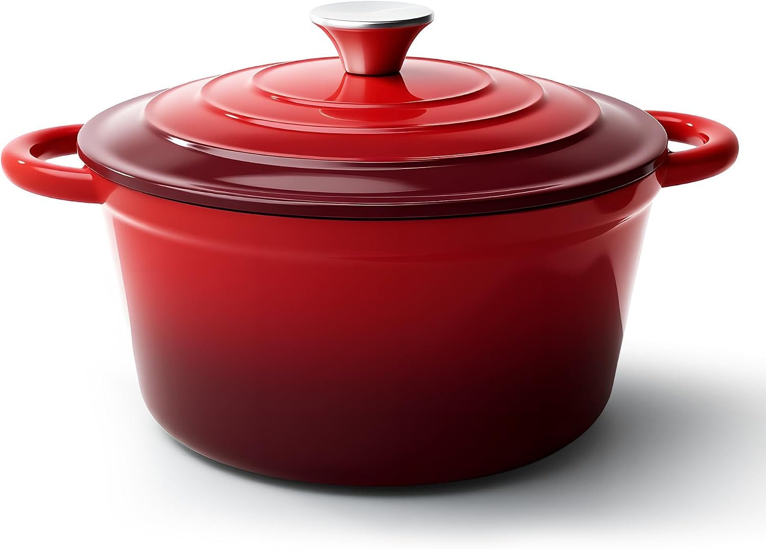 6 Quart Dutch Oven Pot with Lid, Non Stick Enameled Cast Iron Dutch Oven for
