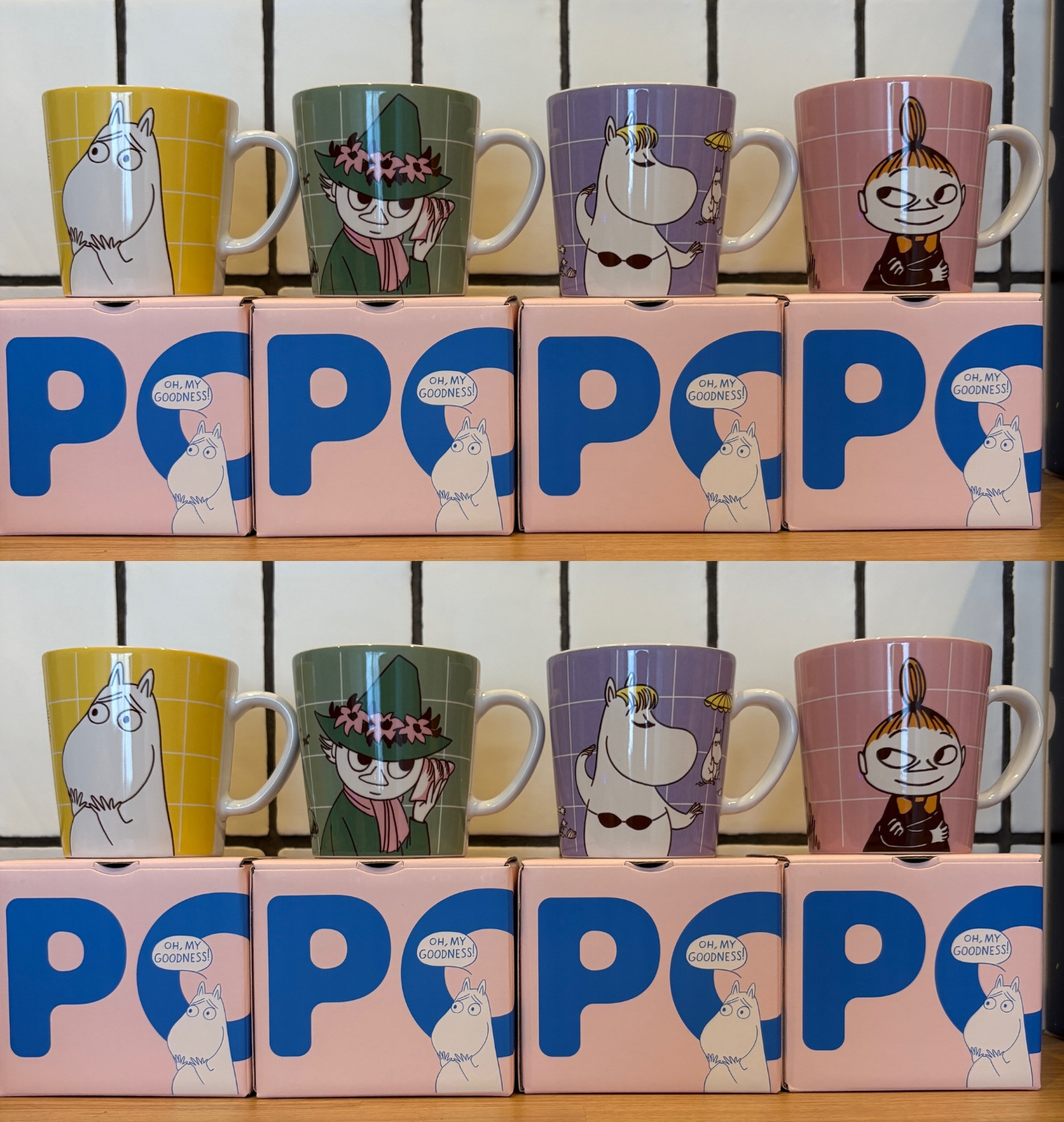 Arabian Moomin POP Mug 0.3L Check 4 Types Japan Limited  8 set