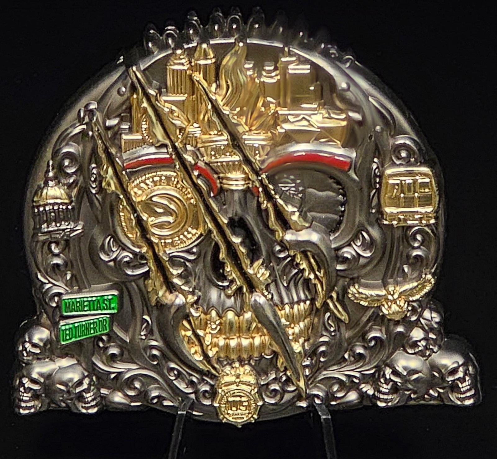 💥LIMITED SERIALIZED SE💥ATLANTA DEA HAWKS Challenge Coin💥HUGE 3\ 💥LIMITED SERIALIZED SE💥ATLANTA DEA HAWKS Challenge Coin💥HUGE 3\