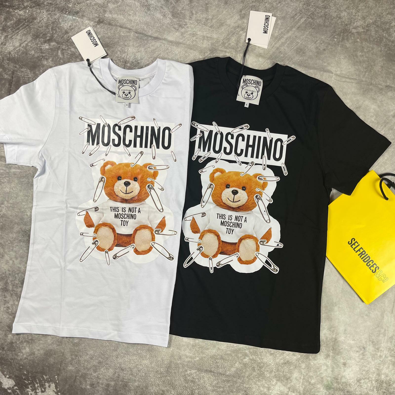 Brand New Moschino Couture Bear T shirt, Tee, Slim fit, UK next day dispatch 