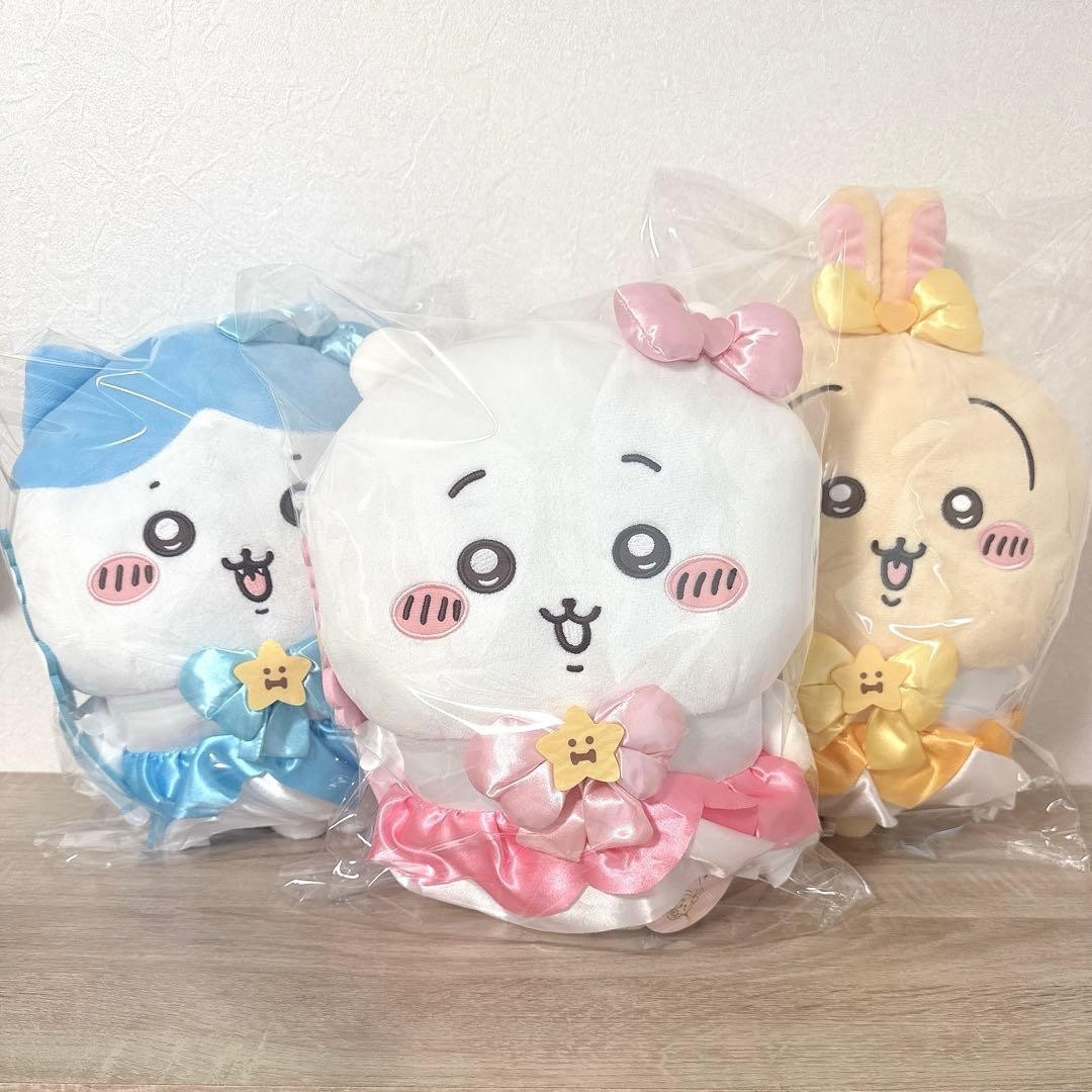 Magical Chiikawa BIG Plush Doll Chiikawa Hachiware Usagi Set of 3 13.77