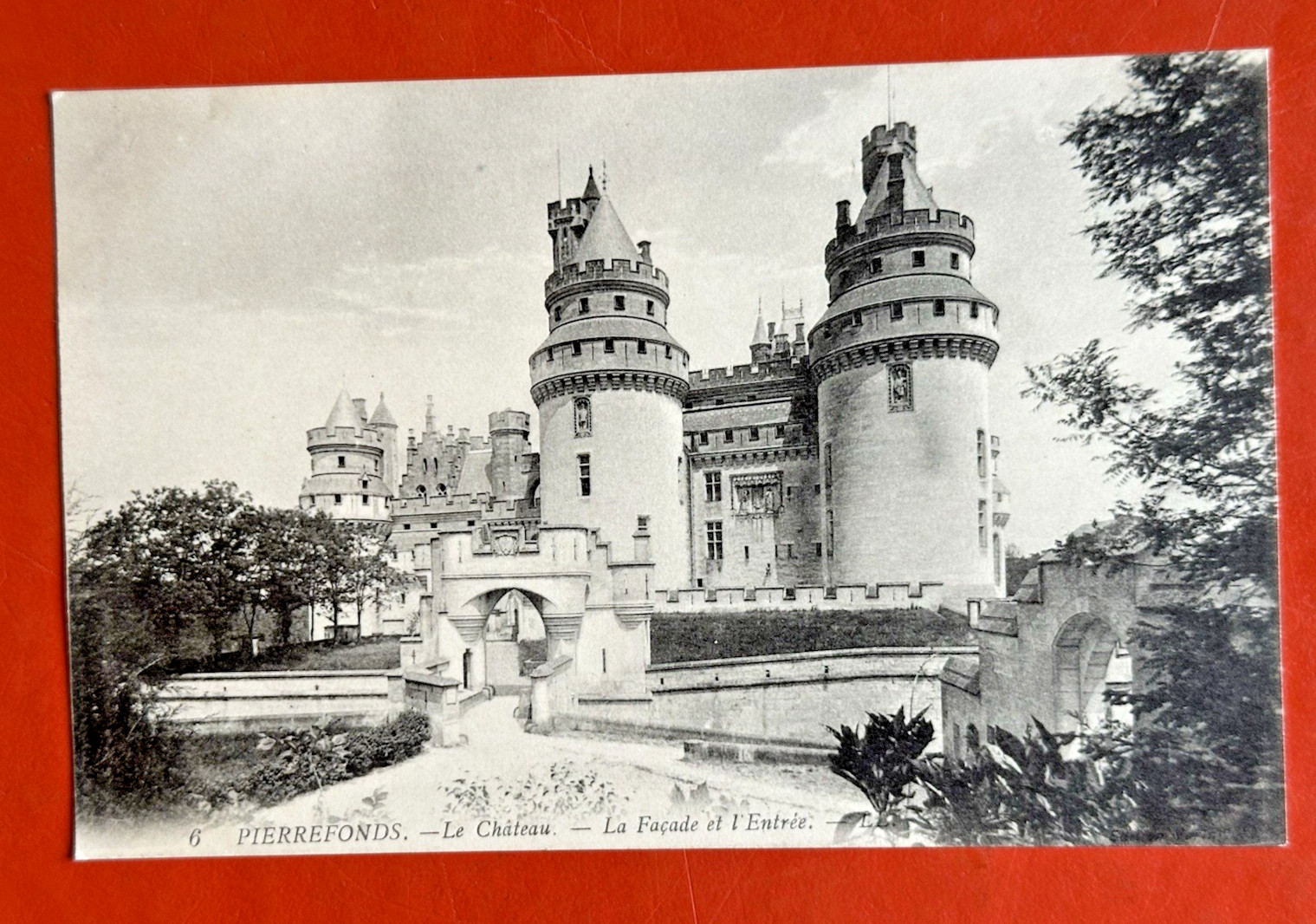 PIERREFONDS  FRANCE~ Antique 1909 Unused Postcard ~  LE CHATEAU