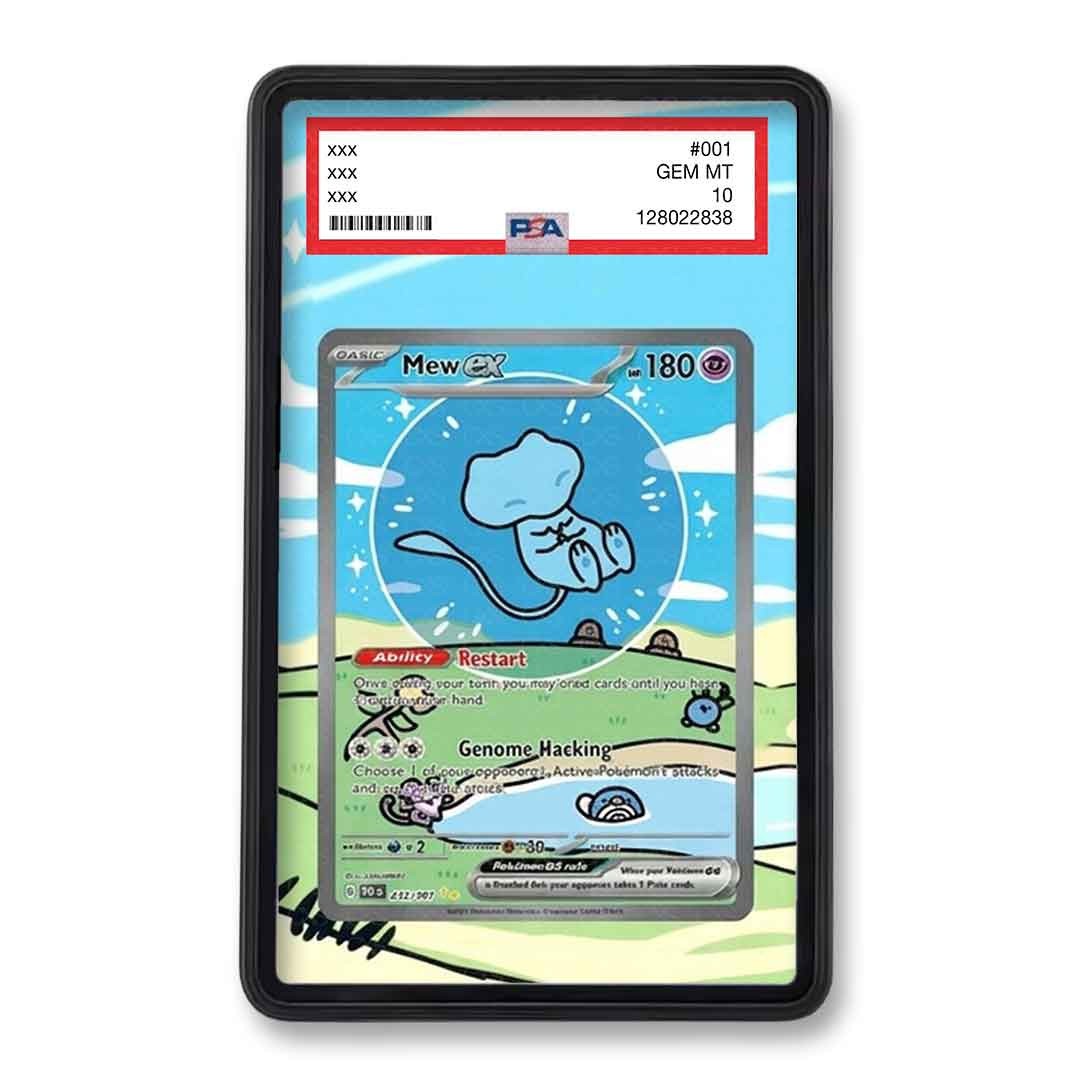 Mew ex Special Illustration Rare 232/091 Custom Extended Art Display Case