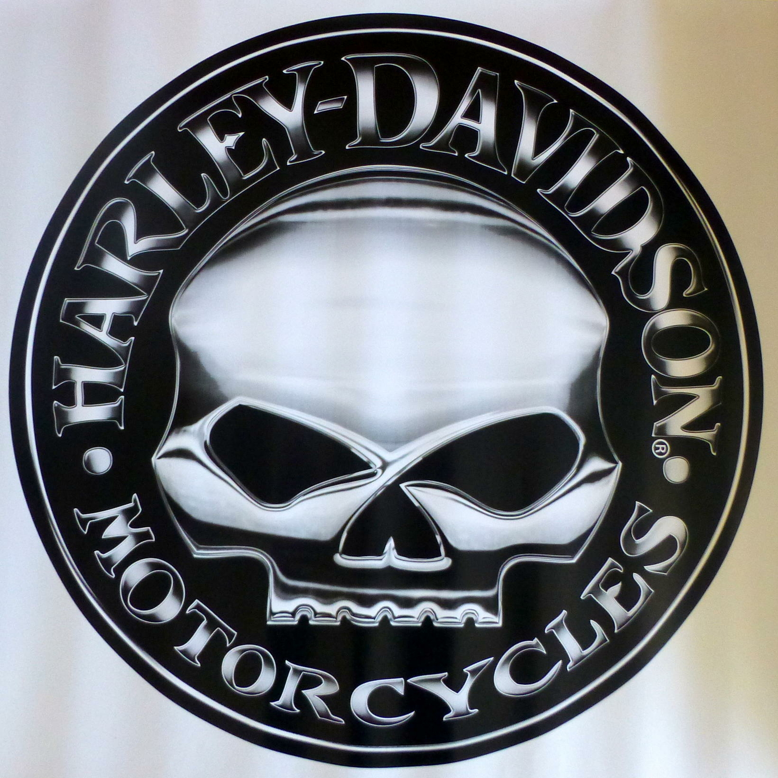 Harley Davidson Willie G Skull Logo Extra Large Trailer Garage Decal Sticker 29\