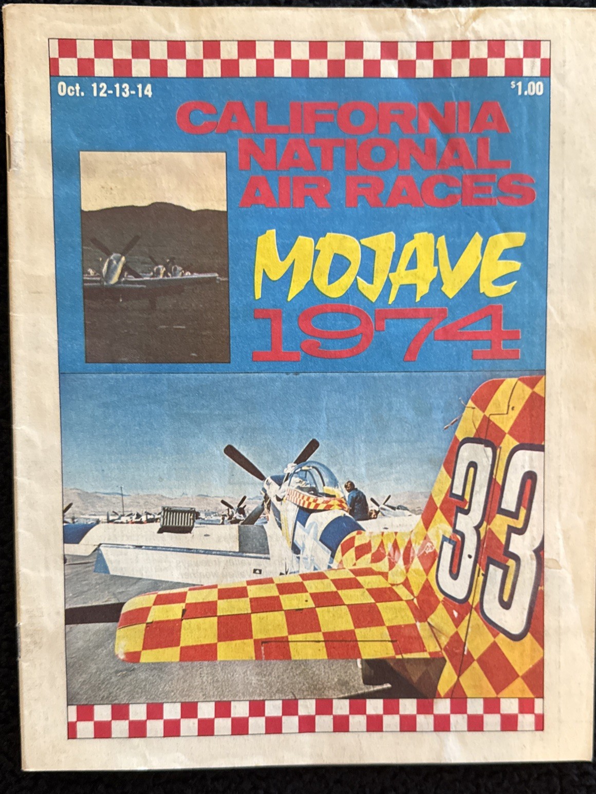 October 1974 California National Air Races, Mojave CA, Official Air Show Program
