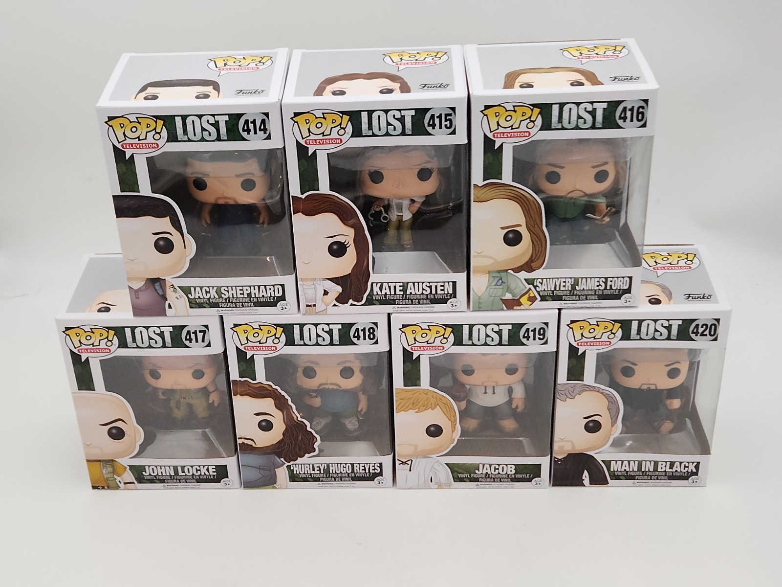 2016-17 Funko Pop LOST Complete Set Case Fresh Mint 414 415 416 417 418 419 420