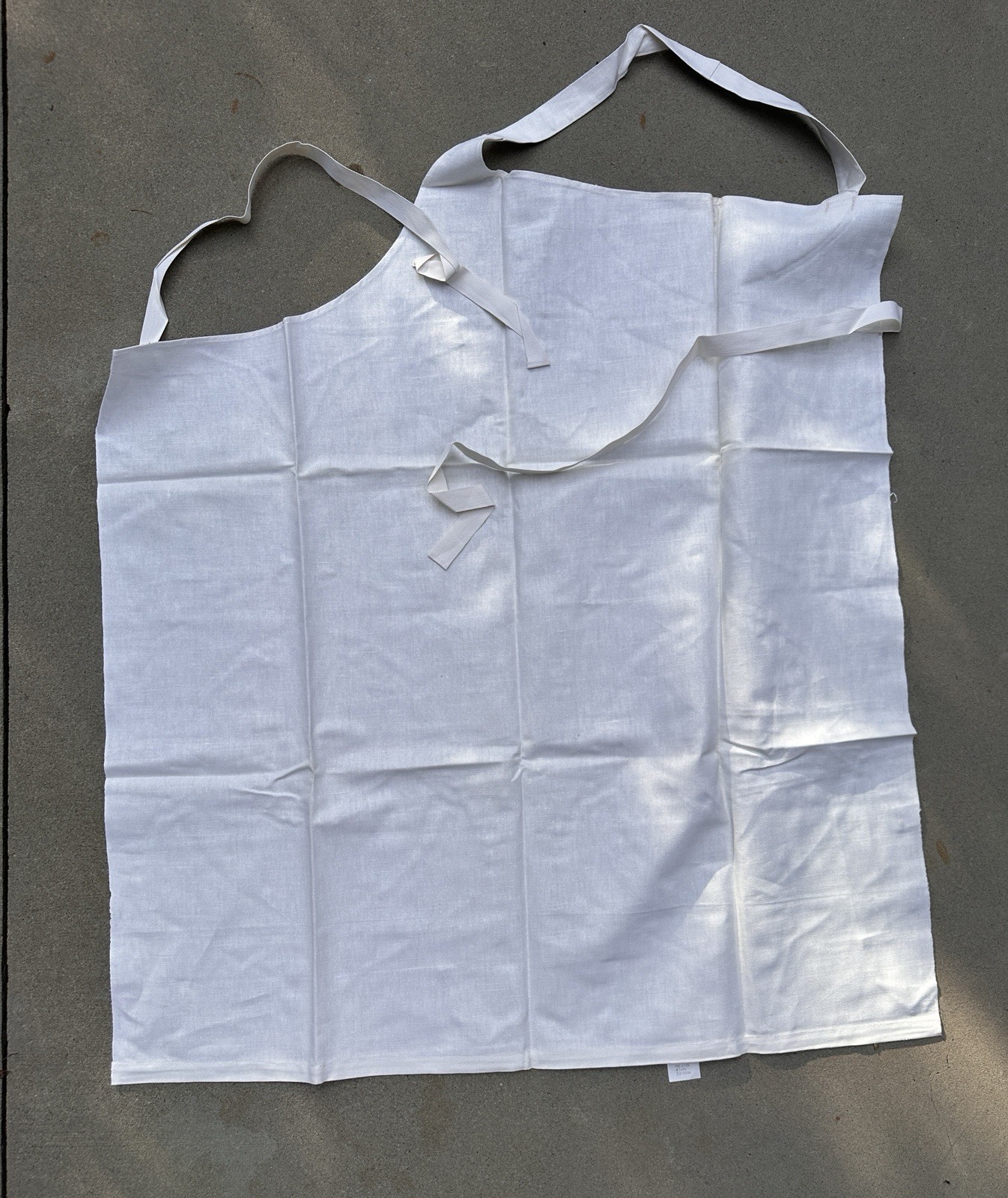 Duthilleul & Minart French Vintage 1970s Linen/Cotton Baking Work Apron