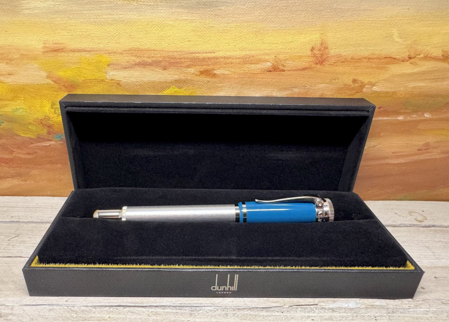 ALFRED DUNHILL SENTRYMAN Teal Swiss Made Rollerball Pen