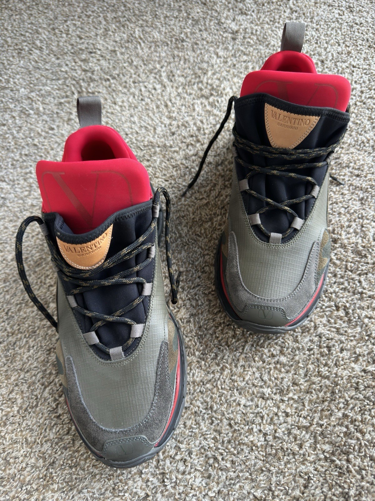 Valentino Garavani Men Trekking Sneakers Size US 9.0