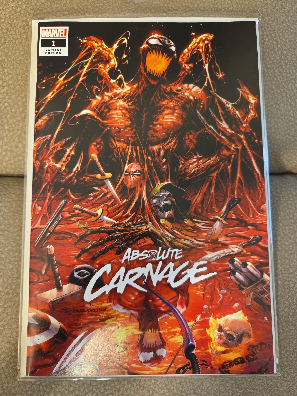 Absolute Carnage #1 Tyler Kirkham Variant Marvel 