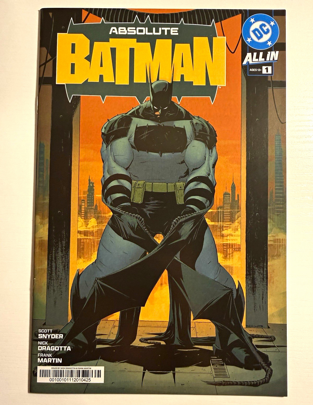 Absolute Batman #1 Cover A Nick Dragotta FOMO MENA 1st Printing Limited Edition