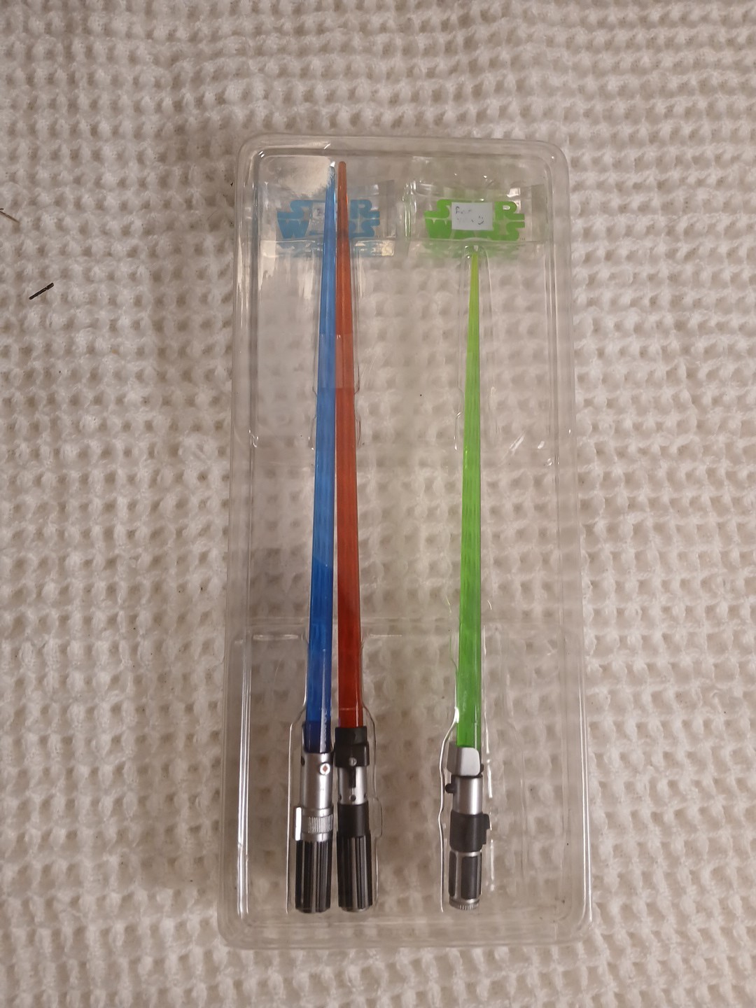 Star Wars Luke Skywalker Blue Lightsabers New No Cardboards 