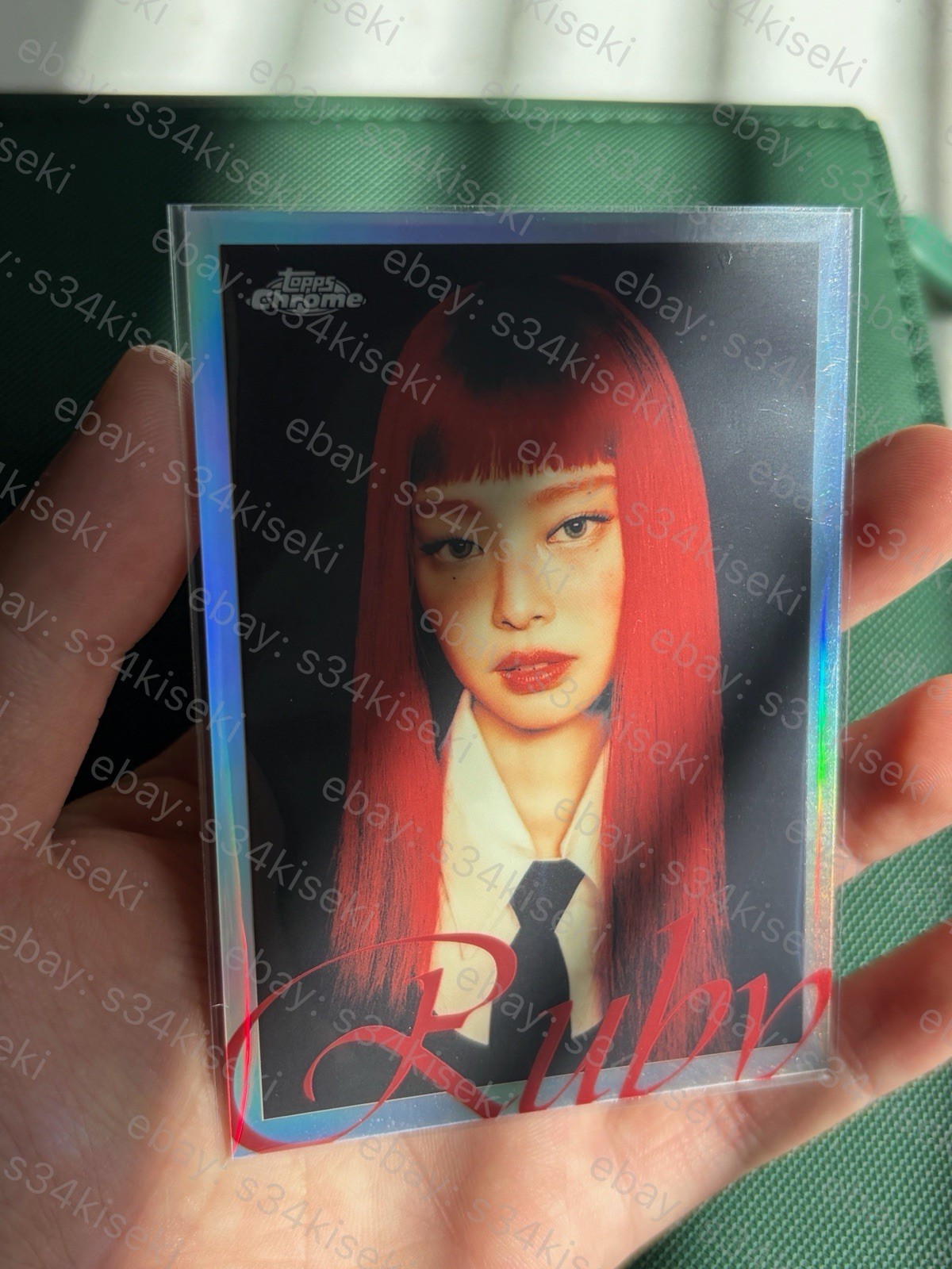2026 Topps Chrome x Jennie Ruby Short Print SP RSP2 Close-Up Blackpink 2026 Topps Chrome x Jennie Ruby Short Print SP RSP2 Close-Up Blackpink