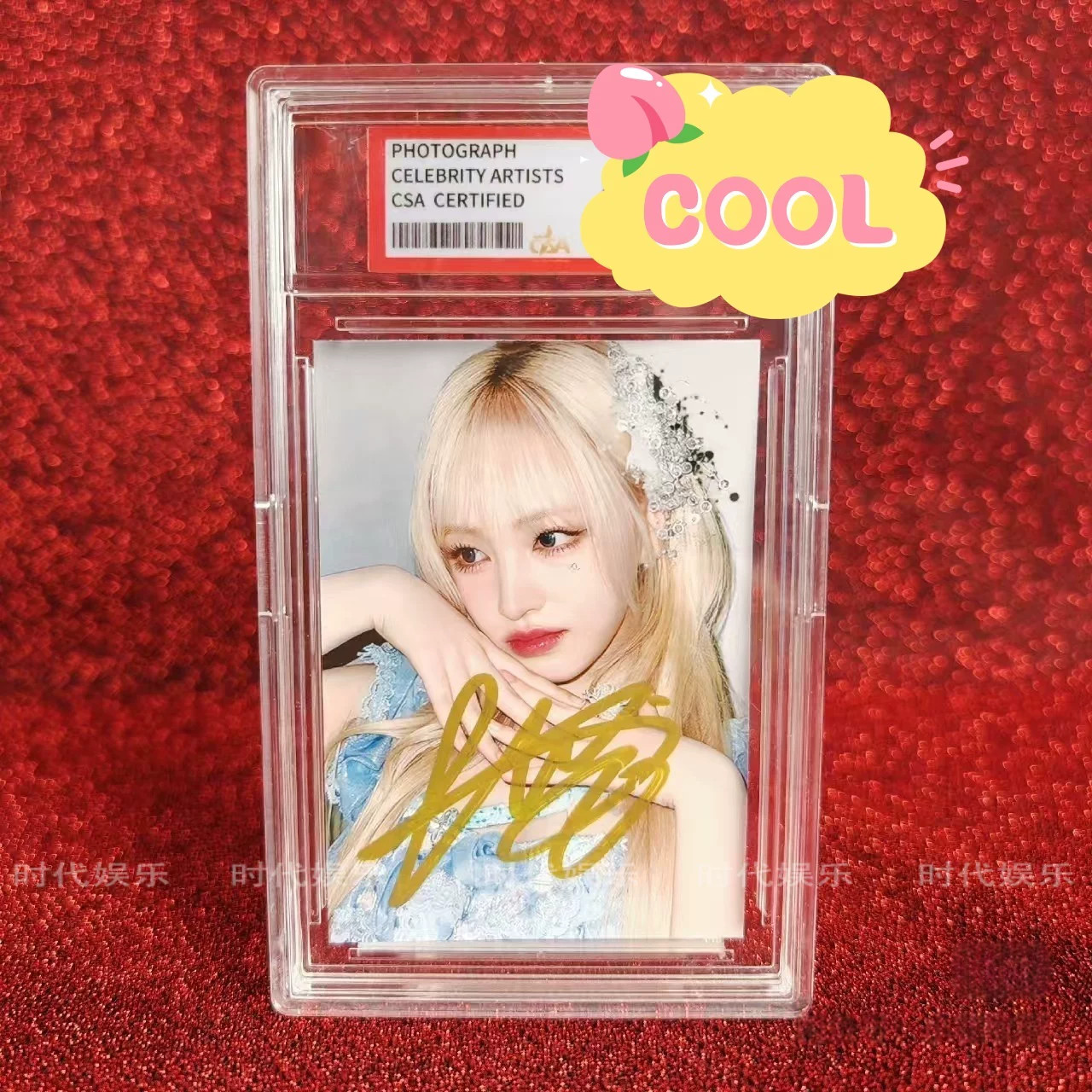 IVE LIZ Autograph Photos Signature Fidelity 3 Inch Collection Gift LIZ金志垣亲笔签名照