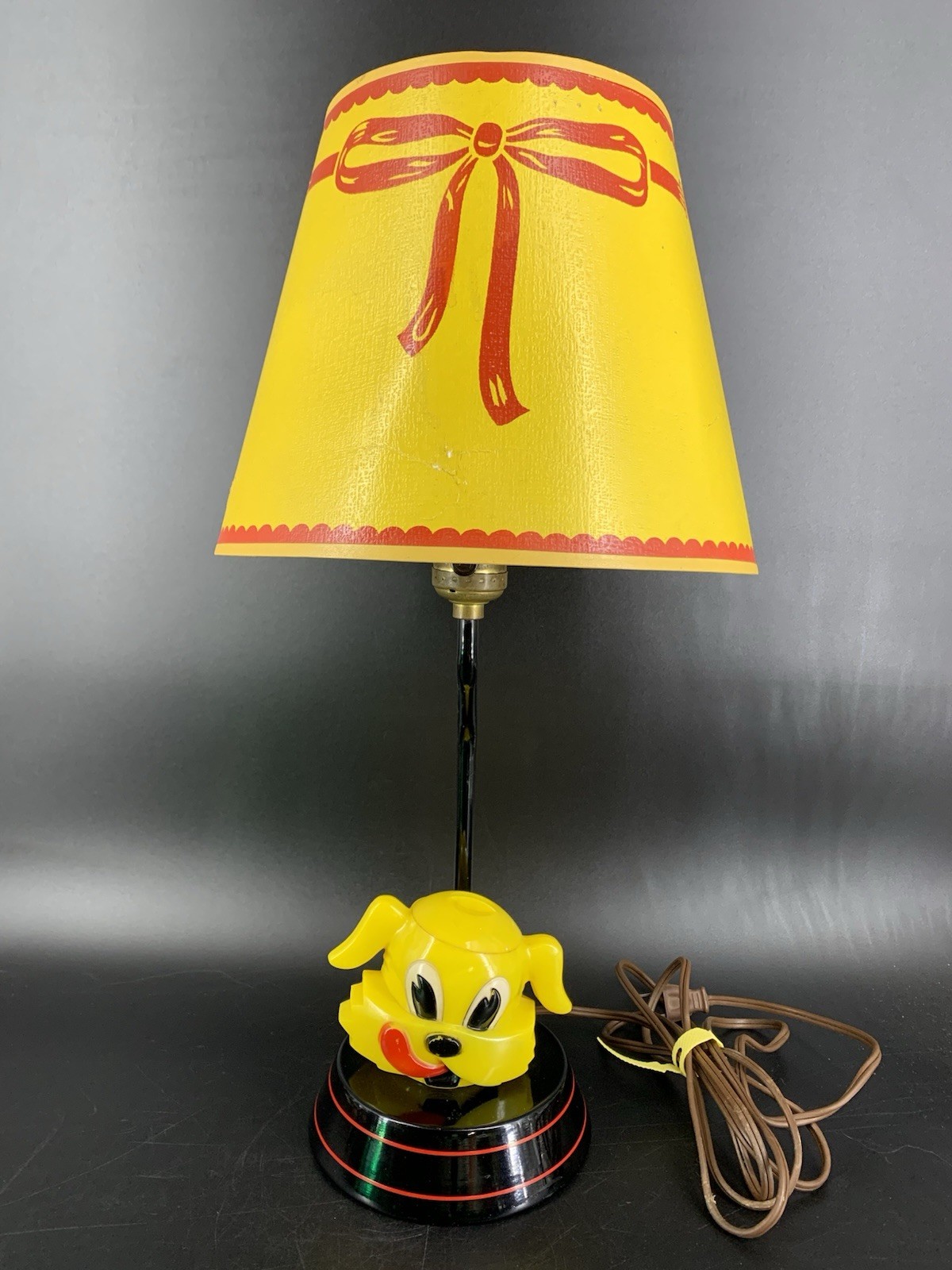 Vintage 1950\'s KEN-L-RATION Fido Dog Night Light Lamp WORKS GREAT