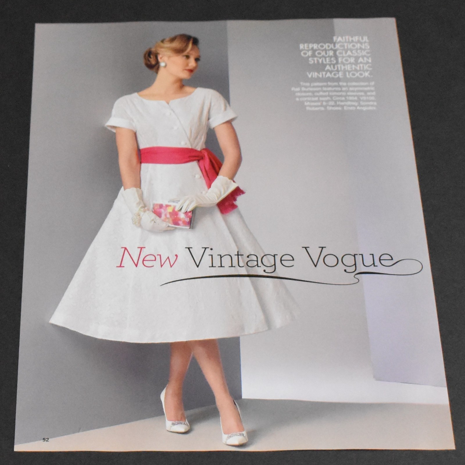 2015 Print Ad Fashion Lady Legs Heels Blonde Gorgeous New Vintage Vogue Dress HL