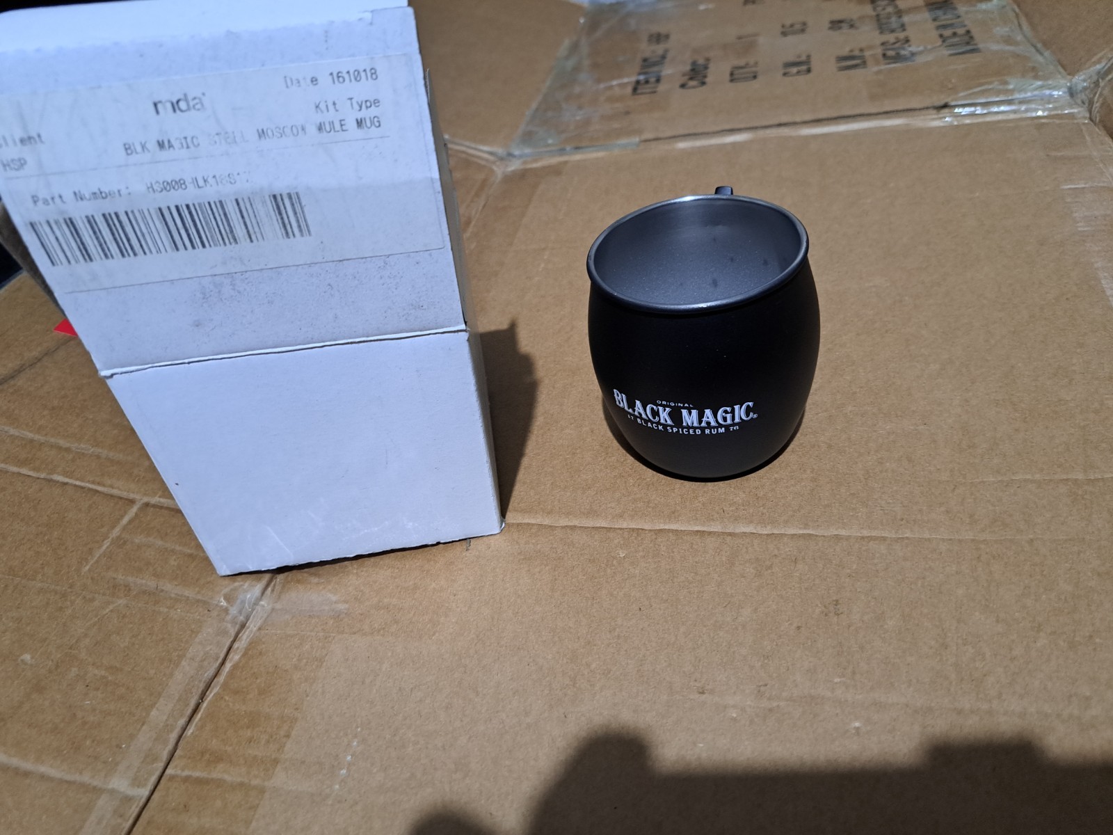 Mule Mug Metal Black Magic Spiced Rum