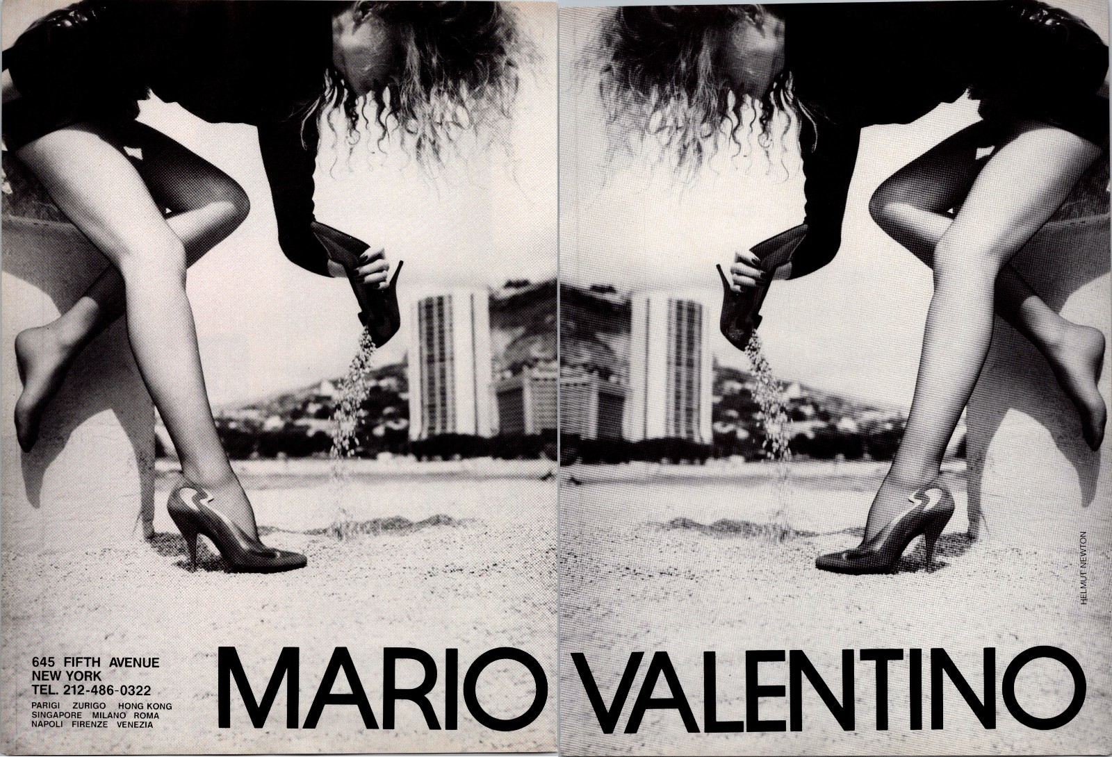 1988 • Mario Valentino High Heels  print ad • 1980s  Fashion style CA.03