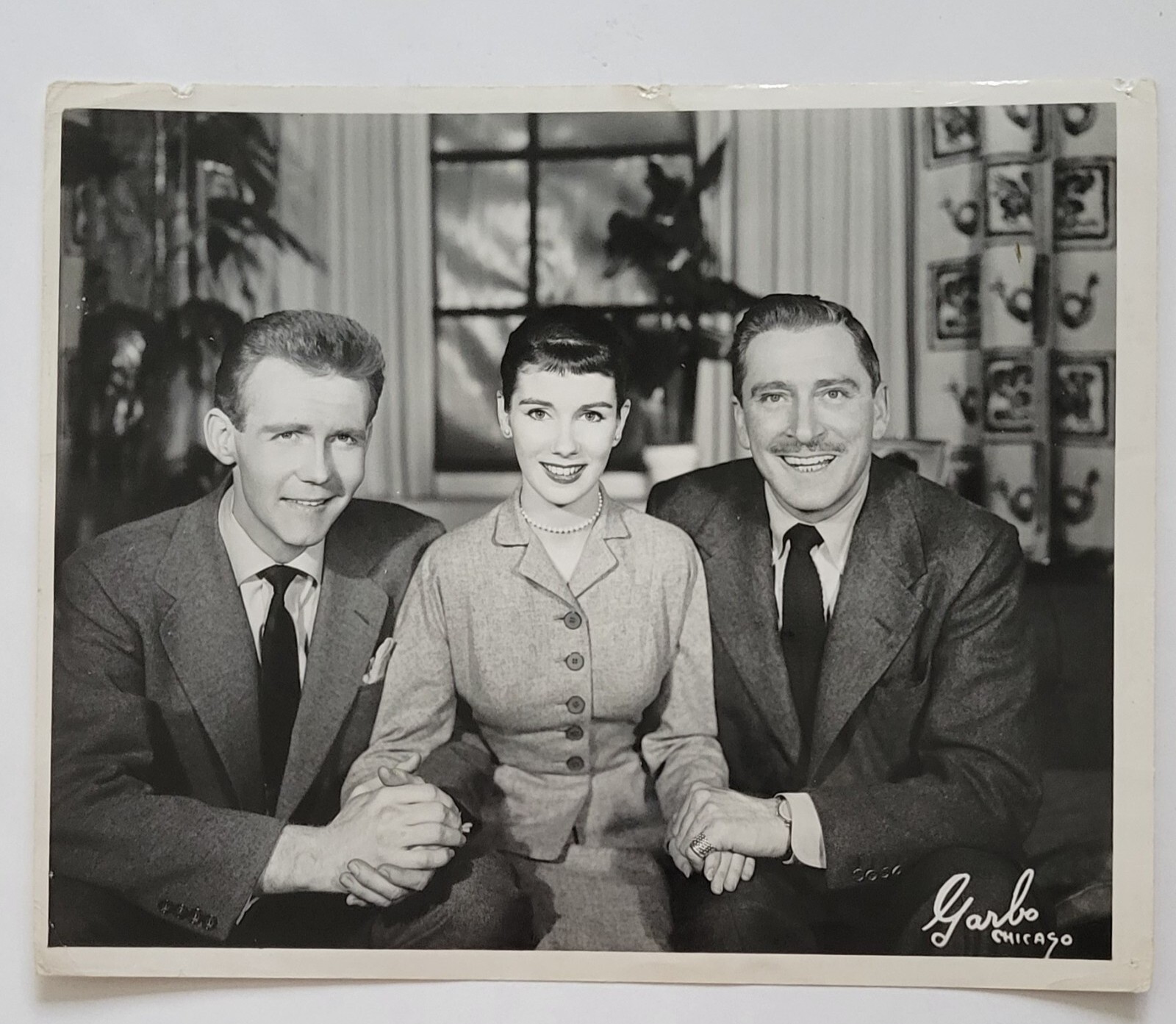 1951 Press Photo THE MOON IS BLUE Chicago Company Maggie McNamara Biff McGuire