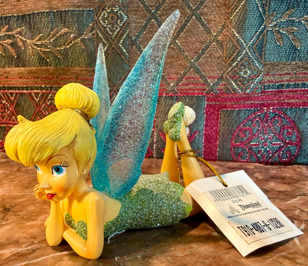 DISNEYLAND RESORT Park Souvenir TINKERBELL LYING DOWN With Tag DISNEYLAND RESORT Park Souvenir TINKERBELL LYING DOWN With Tag