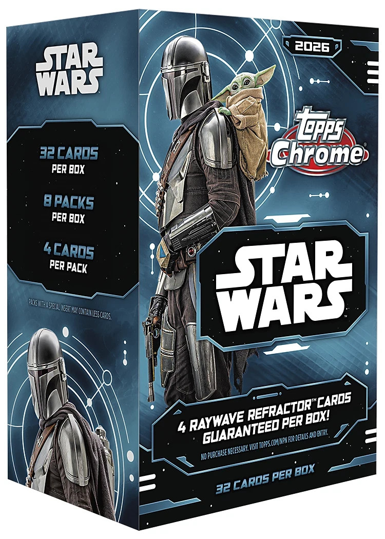 2026 Topps Chrome Star Wars Value Blaster Boxes - Factory Sealed 2026 Topps Chrome Star Wars Value Blaster Boxes - Factory Sealed