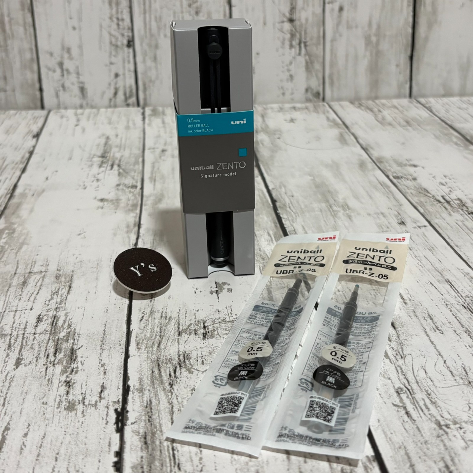 Mitsubishi uni-ball ZENTO Signature Pen Only & Refill Set 0.38 0.5 0.7 Japan