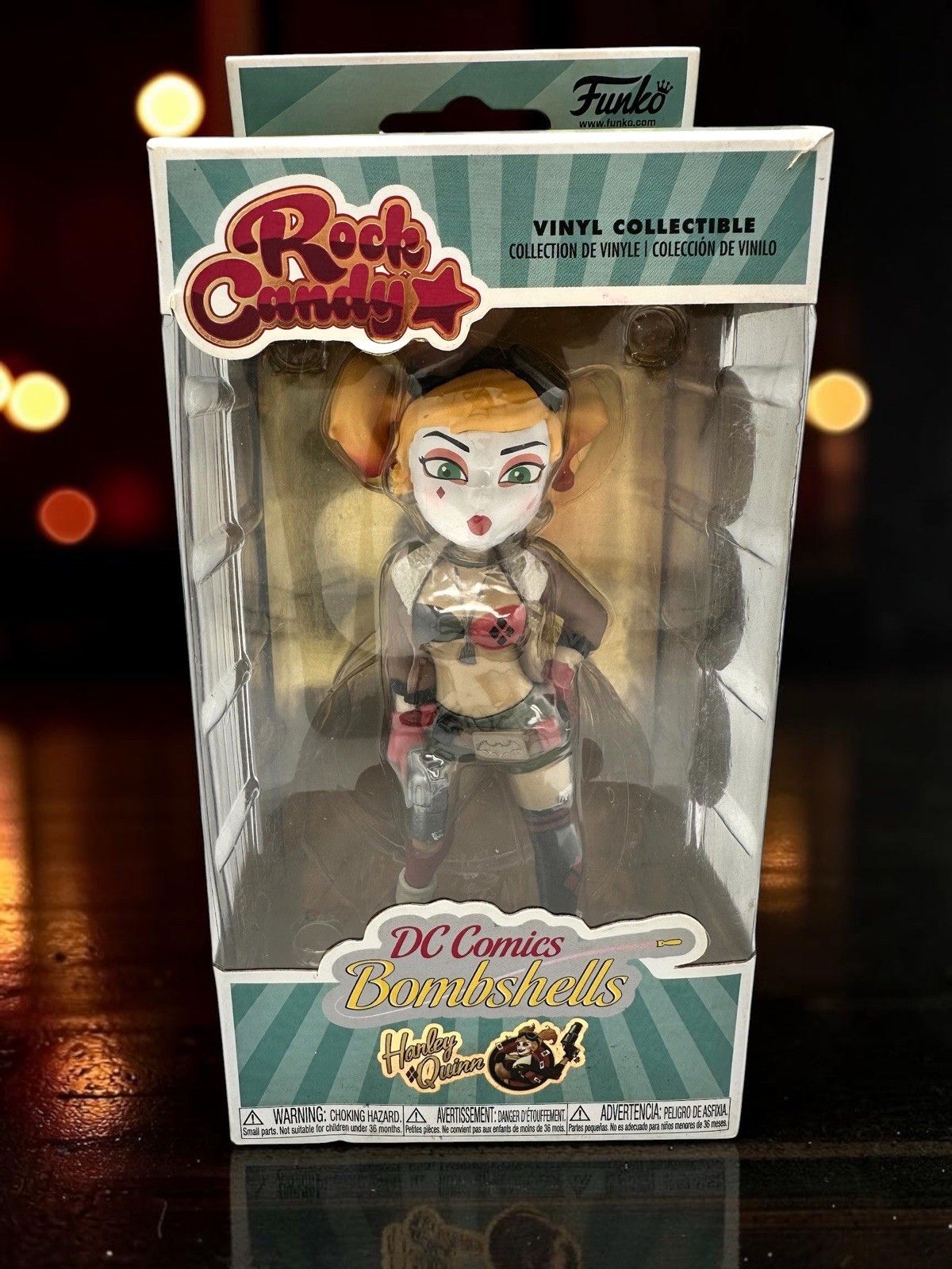 Funko Rock Candy DC Comics Bombshells Harley Quinn Vinyl Figure