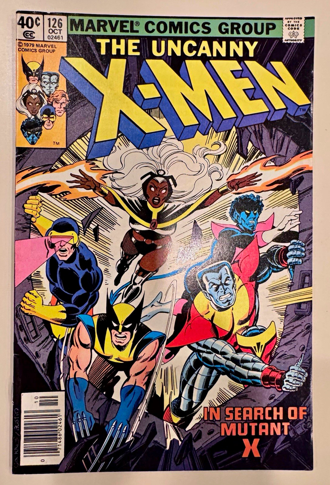 Uncanny X-Men #126, 127 & 128 (Marvel, 1979): Proteus Saga Lot, Claremont/Byrne