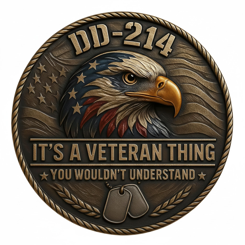 DD-214 It\'s A Veteran Thing Military Retired Veteran 4\