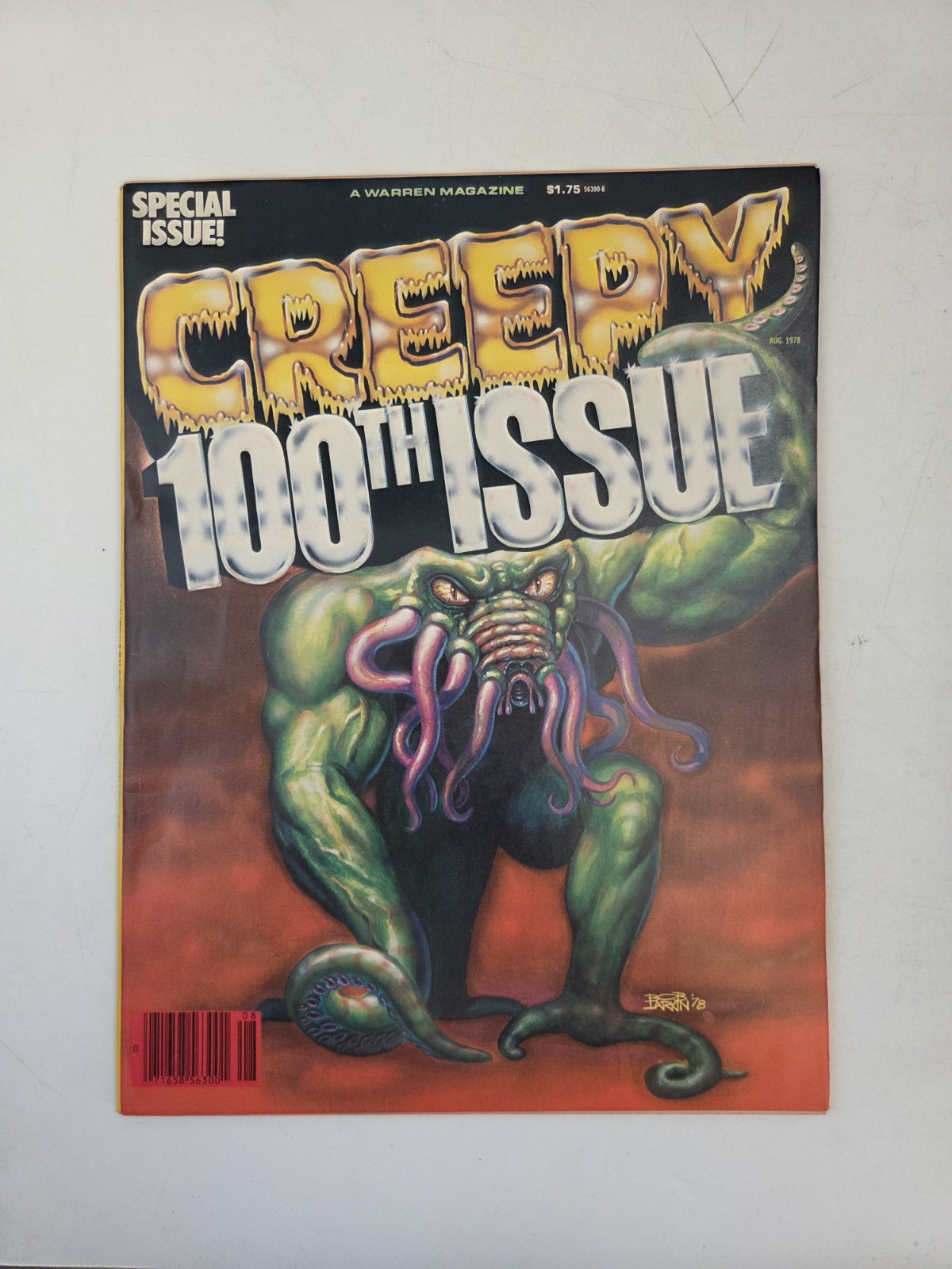 Creepy #100 Warren Horror Magazine Comic