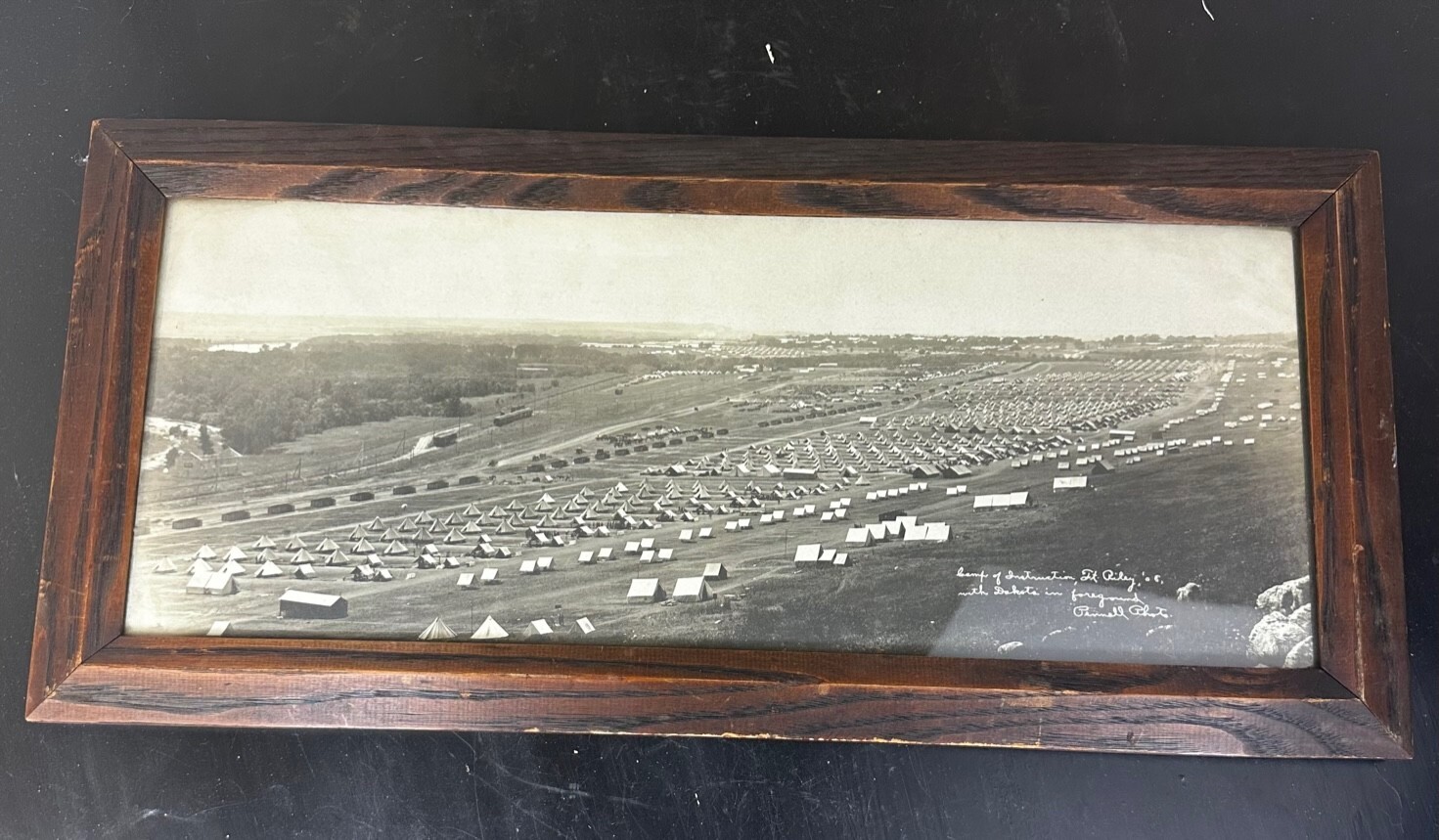 Camp Of Instruction  ARMY UNIT FORT RILEY KANSAS National Guard PHOTO FT KS 1908