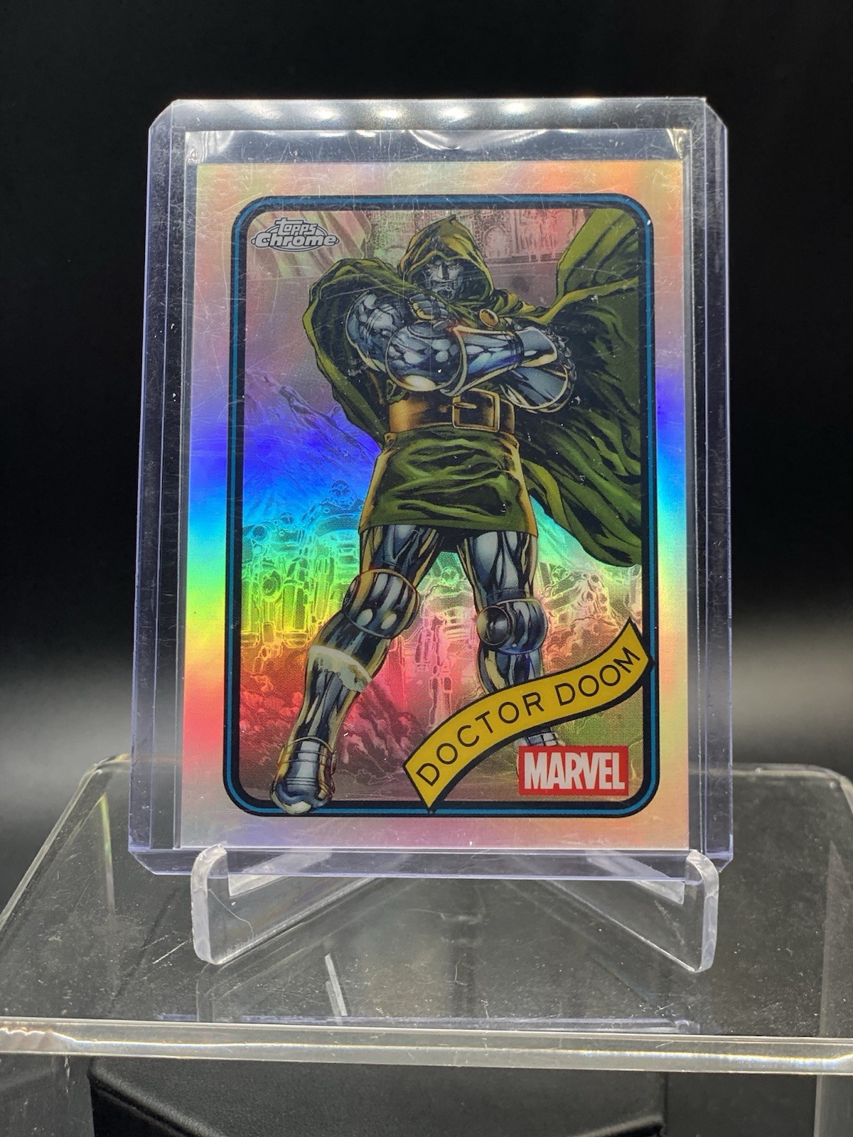 2025 Topps Chrome Marvel #148 Doctor Doom Refractor