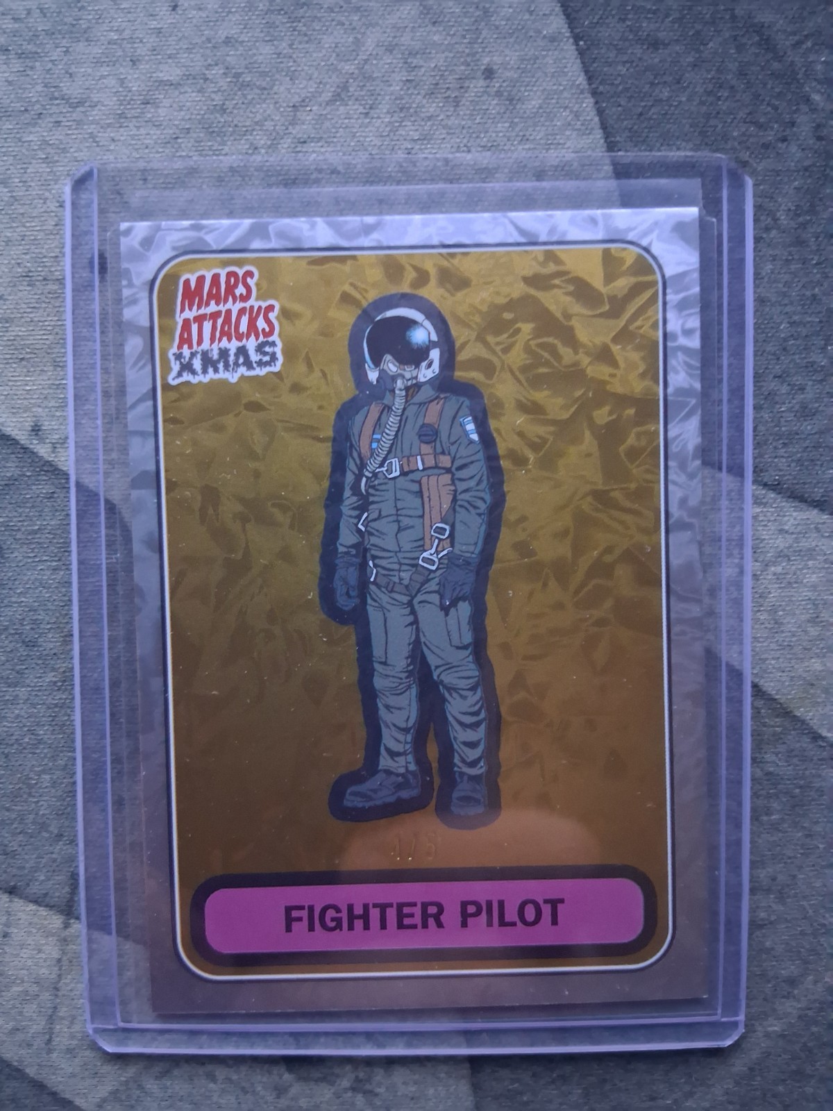 2026 Topps Mars Attacks Christmas Fighter Pilot 4/5 2026 Topps Mars Attacks Christmas Fighter Pilot 4/5
