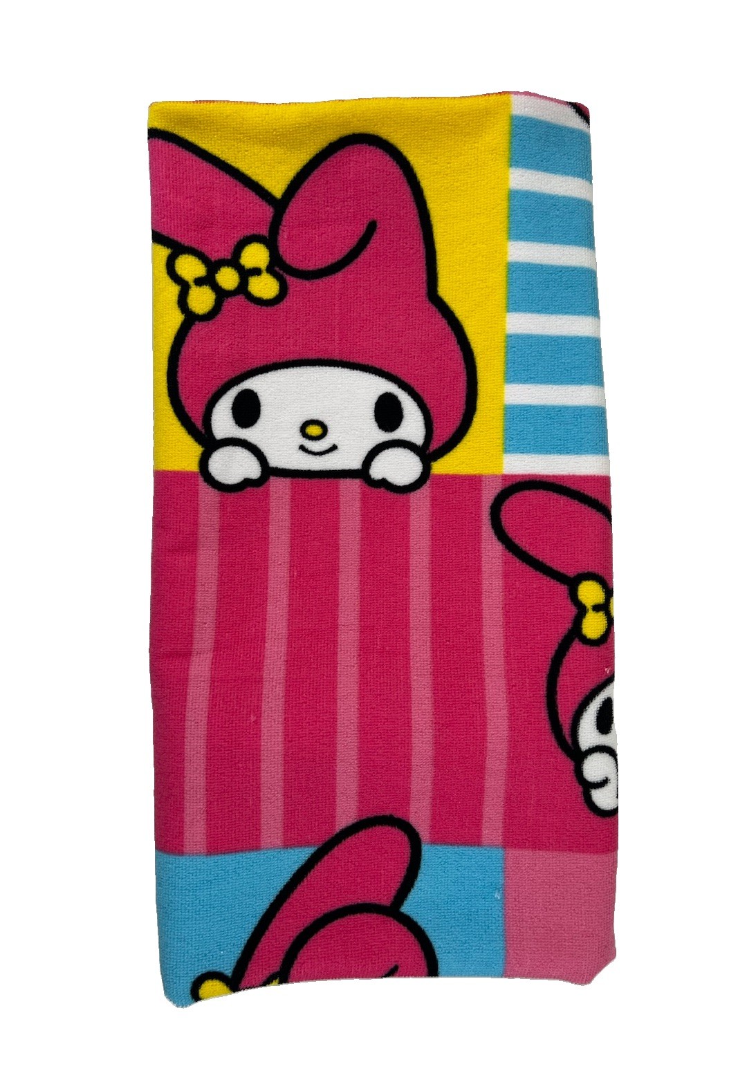 Sanrio My Melody Colorful Panel-Design Beach Towel Bath Towel Hello Kitty 48”
