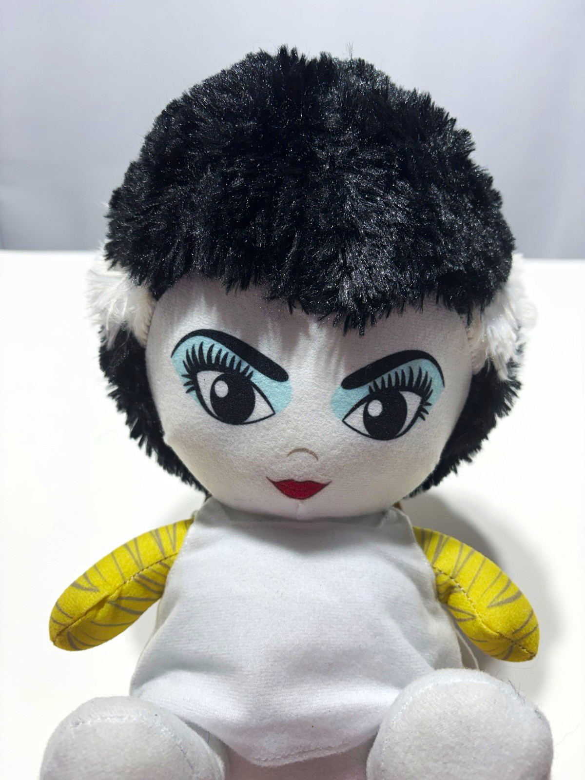Toy Factory Universal Monsters Bride of Frankenstein Plush Polyester White/Black