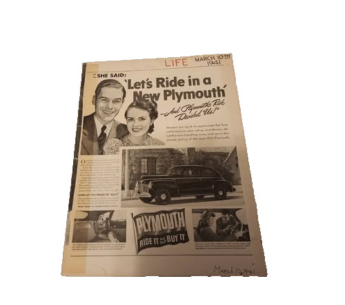 March 10, 1941 LIFE Magazine Ad add ads adds 40s  3 \'41 9 11 12 13