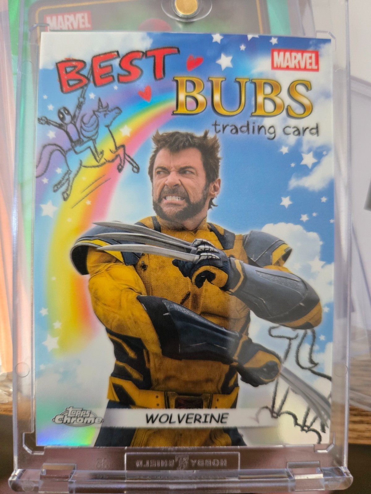 2025 Topps Chrome Deadpool Best Bubs, Wolverine #NC-2 Case Hit