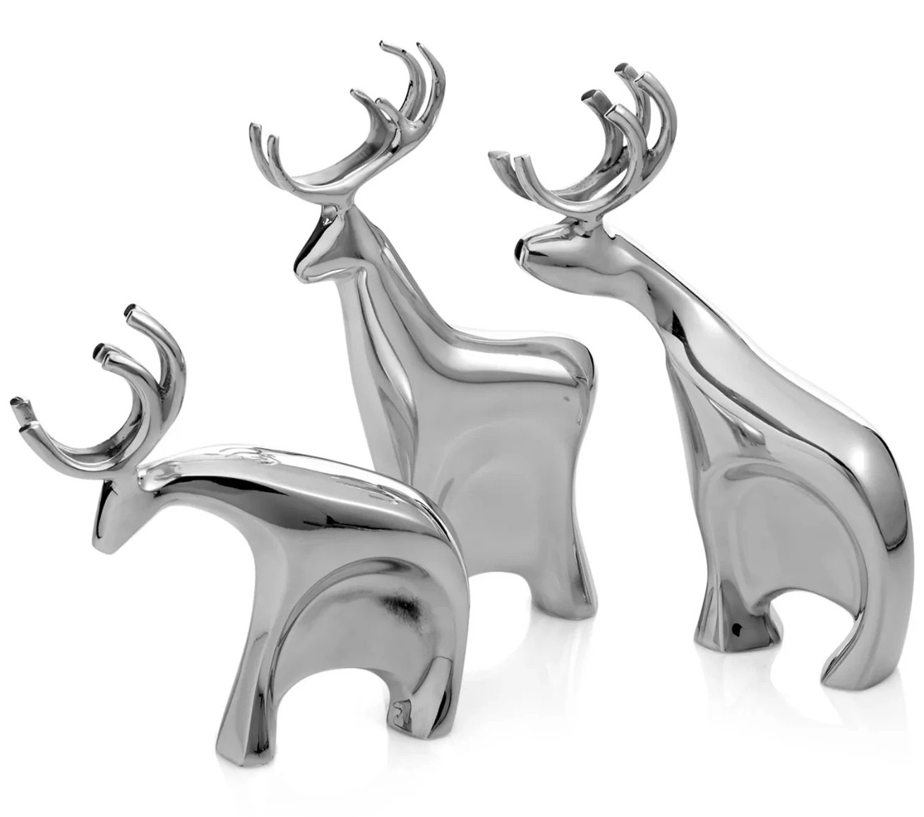 Nambe 2010 Blitzen 3 Piece Set #MT0384 New in Original Packaging