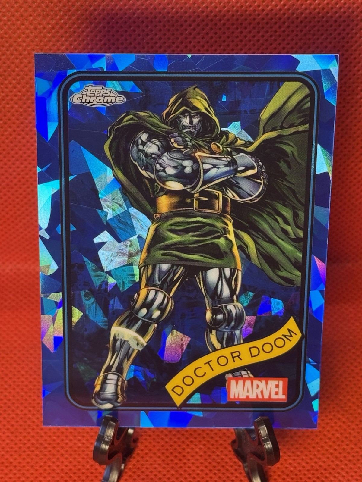 2025 Topps Chrome Marvel Sapphire Dr. Doom Doomsday