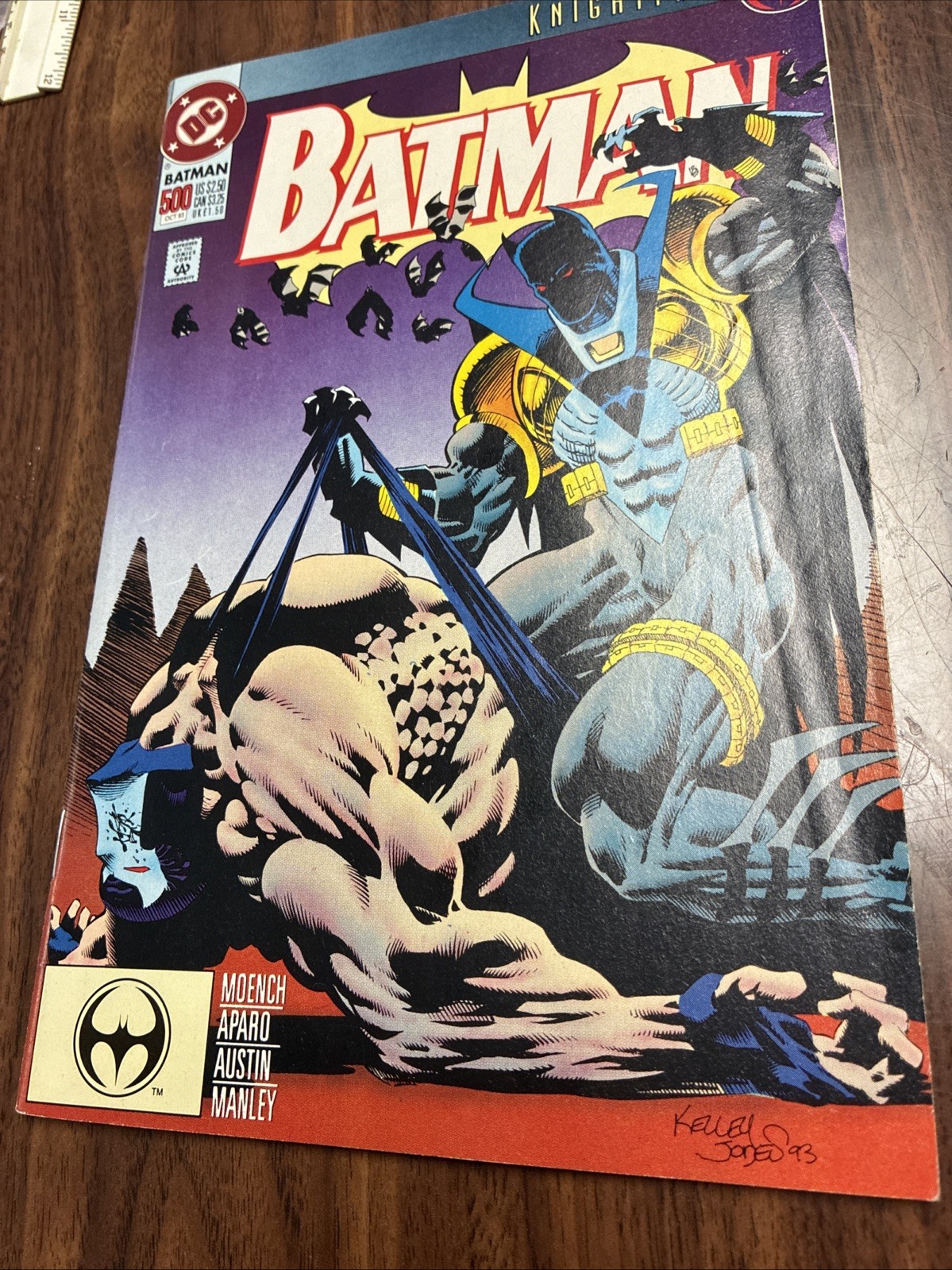 Batman #500 (DC Comics October 1993) Has Poster
