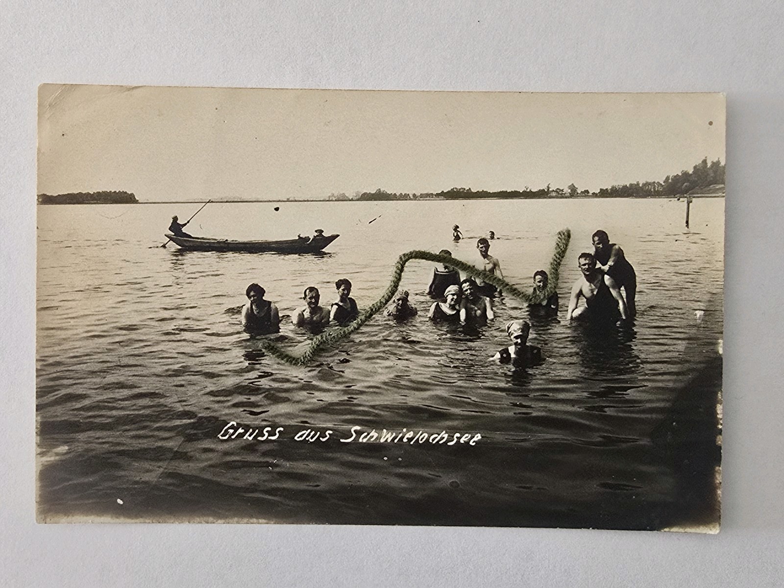 Postcard greeting from Schwielochsee Goyatz Zaue Jessern 1921 not used 