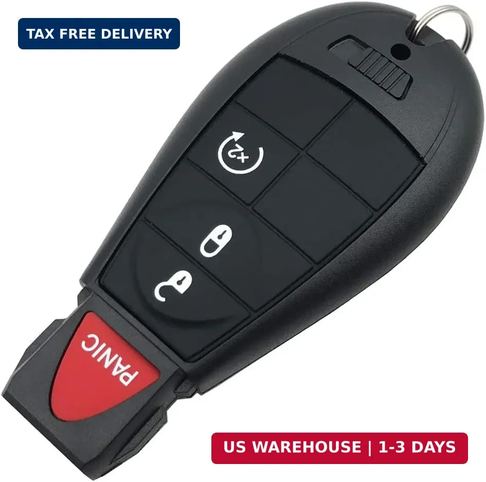 Horande Replacement Key Fob Cover Case fit for 2013-2018 Dodge Ram 1500 2500 350
