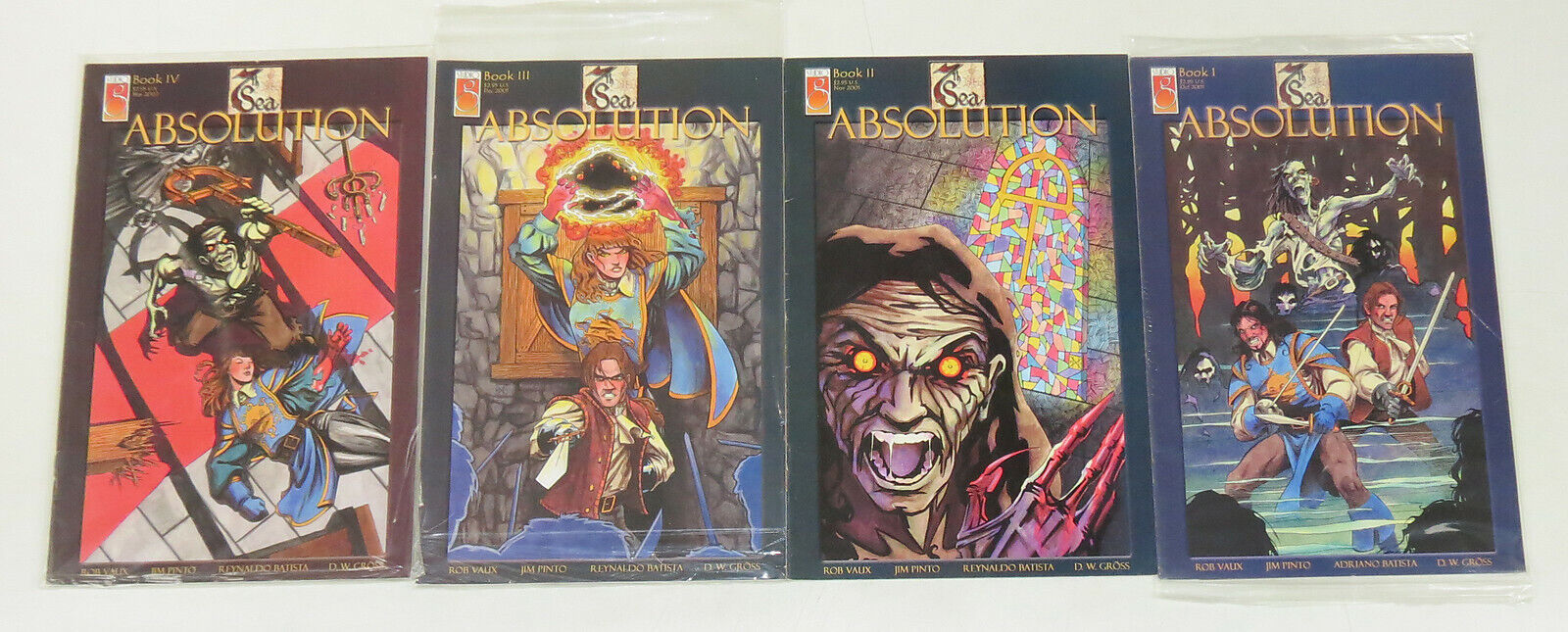 7th Sea: Absolution #1-4 VF/NM complete series based on RPG studio g set lot 2 3