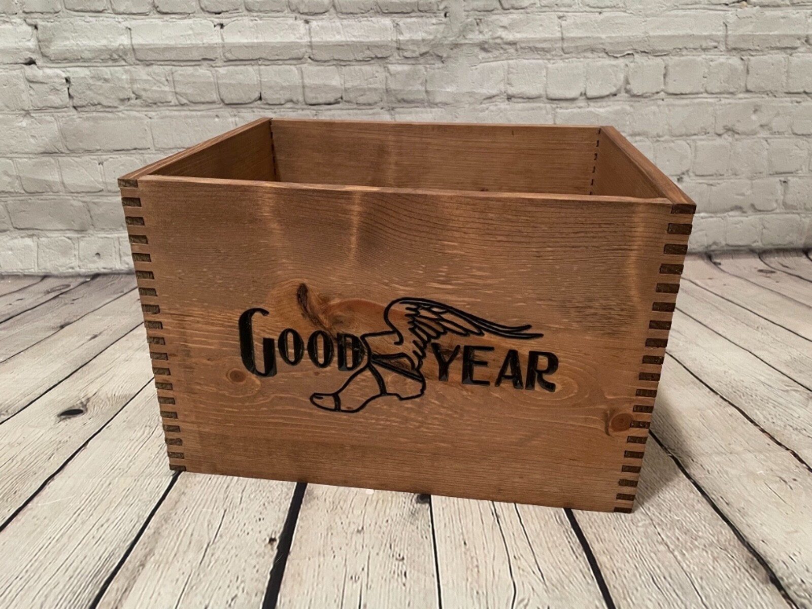 Vintage Goodyear Parts Crate Replica - Man-cave, Decor, Storage