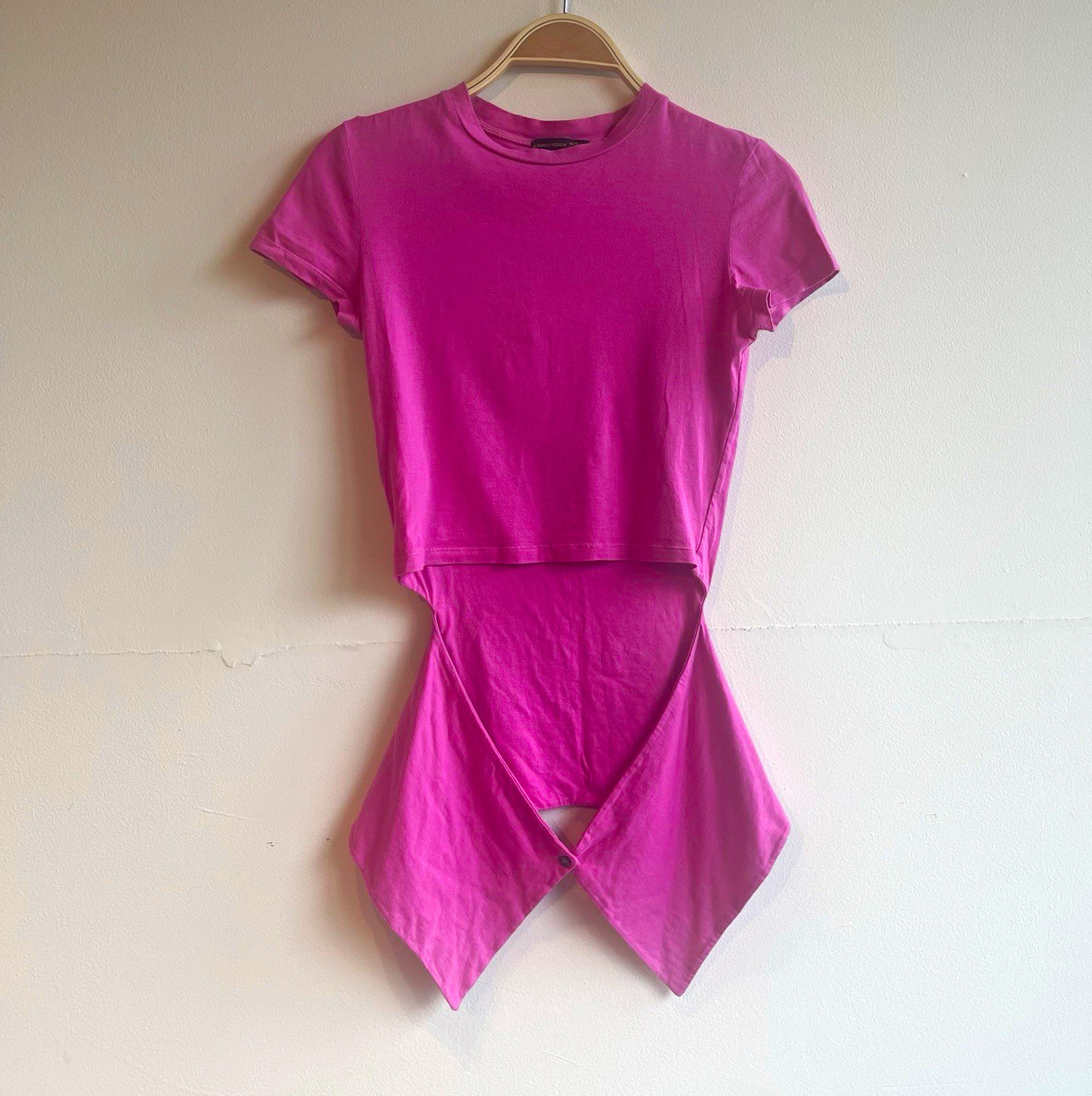 Y2K Alexander McQueen Crop/Tunic T Shirt