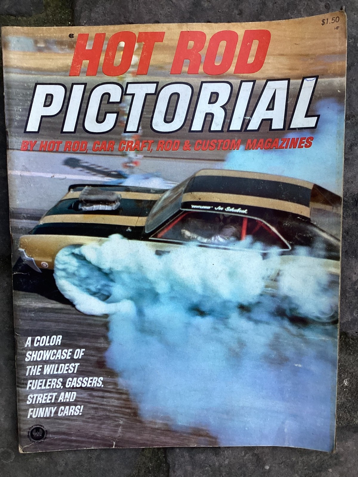 Original 1967 Vintage Hot Rod Pictorial Street & Funny Cars Booklet