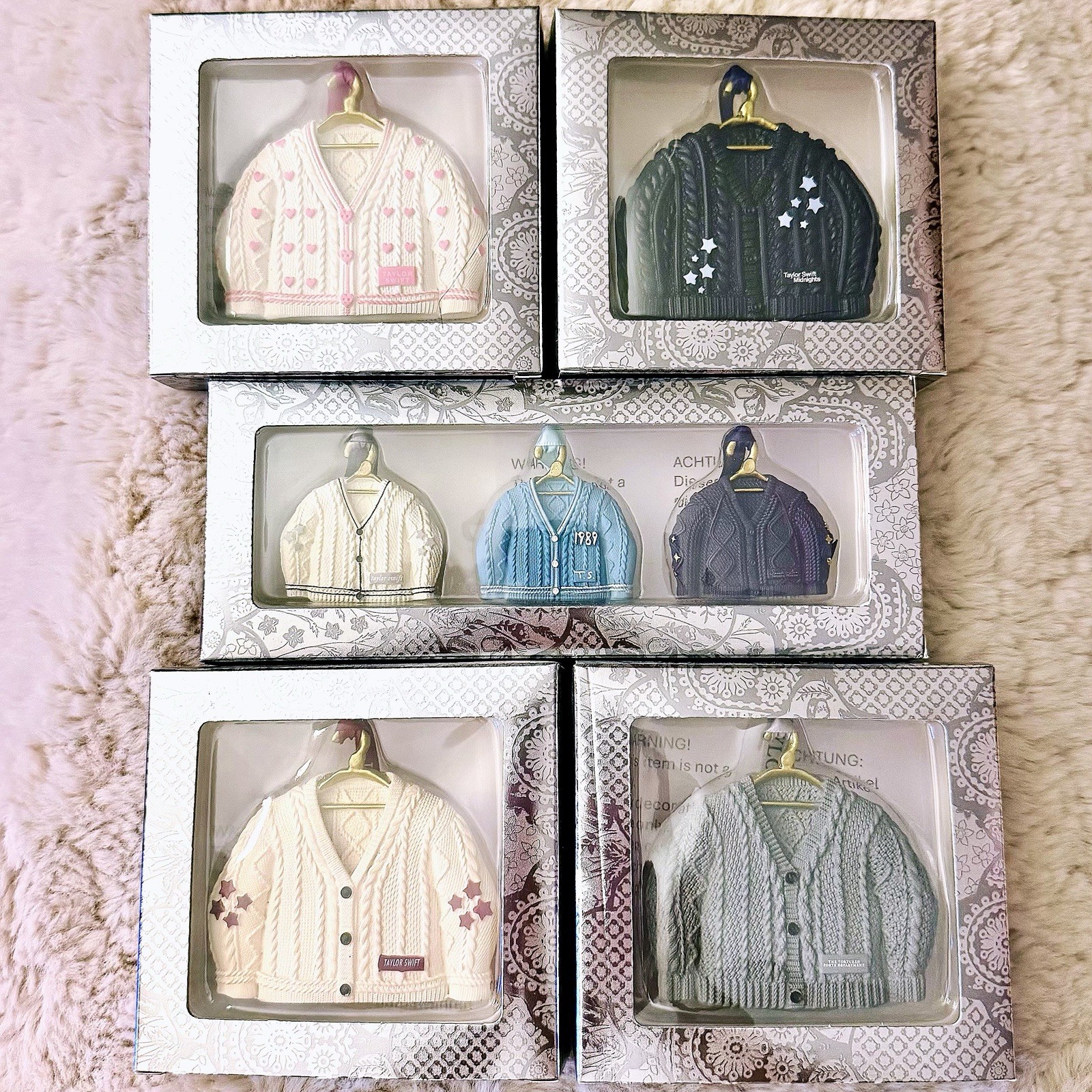Taylor Swift Cardigan Ornament Bundle - Holiday 2025 - New In Box